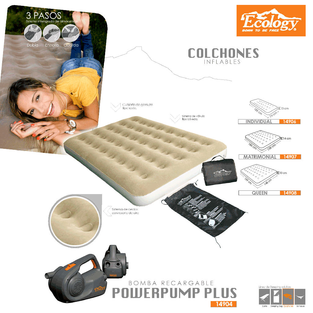 Bomba Recargable Ecology Power Plus