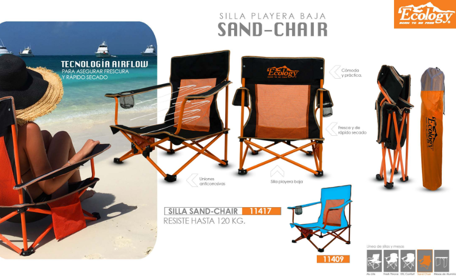 Silla Plegable Ecology Sand