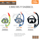 Set de Máscara y Snorkel Ecology Marlin