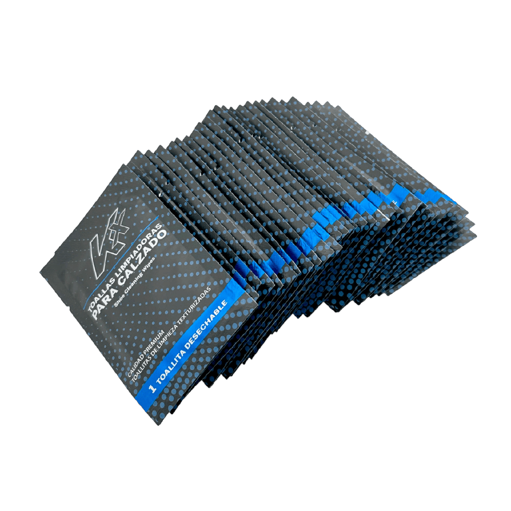 Toallas Limpiadoras para Calzado KX Premiun Caja Display x30 unidades