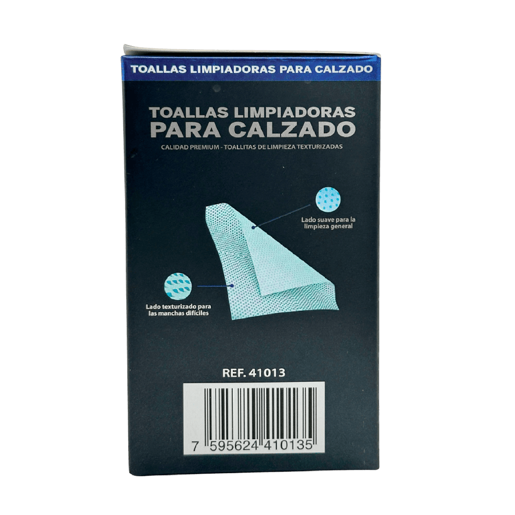 Toallas Limpiadoras para Calzado KX Premiun Caja Display x30 unidades