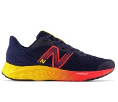[GPARIKB4-M-Bult] Zapato de Niño New Balance Fresh Foam Arishi v4 Azul Marino/Anaranjado (Bulto x 12 pares)