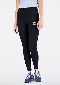 [WP31509-BK-A] Pantalón Mujer New Balance Essentials Stacked Logo Negro (8 unidades)