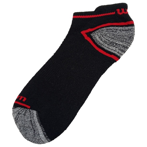 [C09180] Calcetín/Media Tobillera Deportiva de Fibra Sintética Wilson Unisex 6 Pack Unitalla