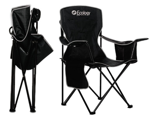 [11460] Silla Plegable de Camping Playera Ecology Holiday con Cooler y Bolsillo